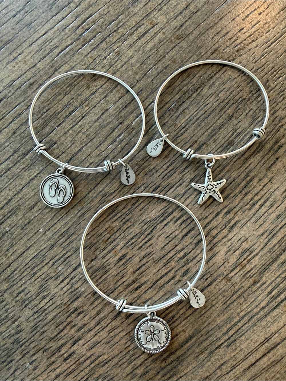 Charm Bangle Bracelet Set by Bella Ryann, beach theme